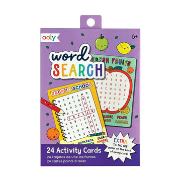 Paper Games Activity Cards - Word Search