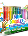 Body Doodlers Face & Body Crayons - Set of 12