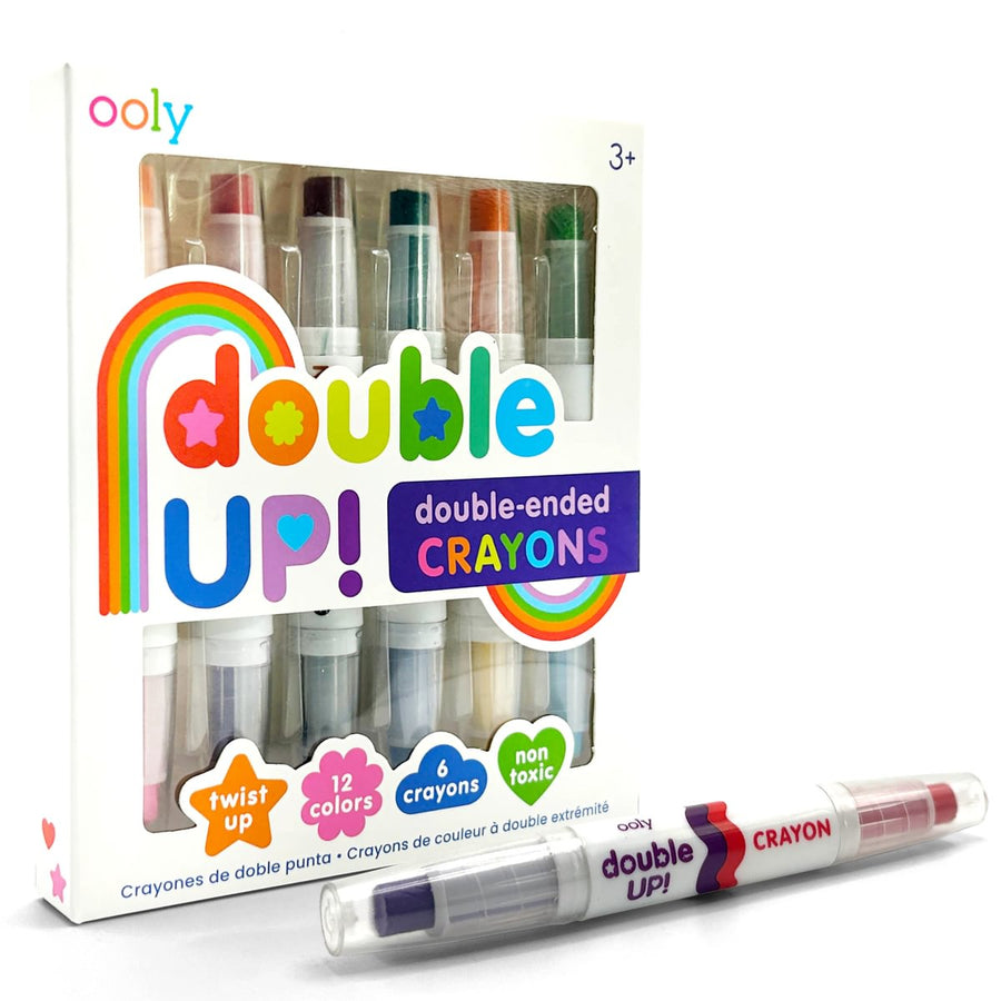 Double Up! Double-Ended Crayons - Set of 6