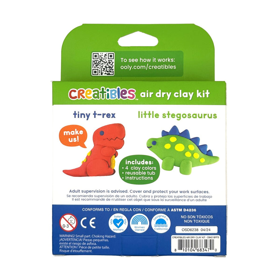 Creatibles Mini Air Dry Clay Kit - Dino BFFs