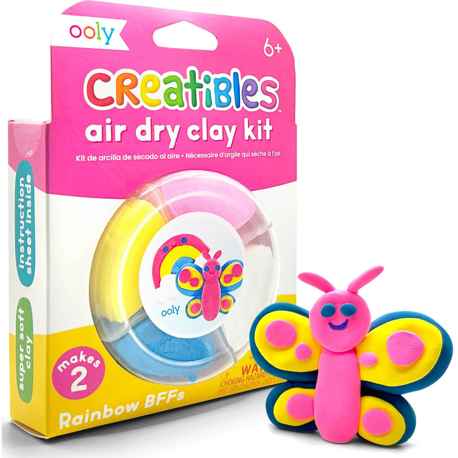 Creatibles Mini Air Dry Clay Kit - Rainbow BFFs