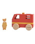 Wooden Small Fire Truck