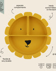 Silicone Divided Suction Plate - Mr. Lion