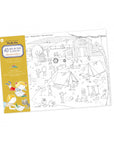 Aujourd'hui C'est Mercredi Colouring Mats - Set of 40